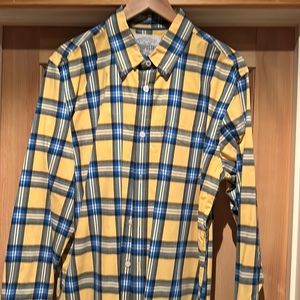 Aeropostale Men’s Large Long Sleeve Checkered Button-Up Shirt